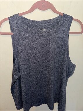 Athleta Marled Heather Gray Tank Top - 1X